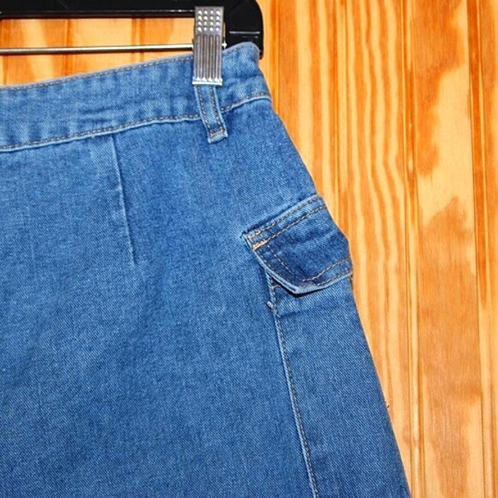 Los Angeles Sixty Six Vintage Denim Cargo Shorts - Size 9 - Picture 7 of 9